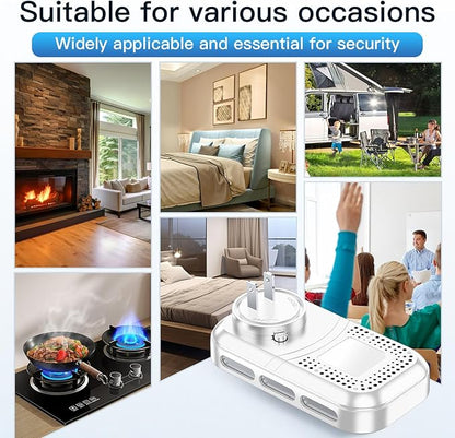 5in1 Plug in Smoke & Carbon Monoxide Detector & Combustible Natural Gas - Image 8