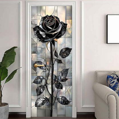 3D Door Stickers, Peel and Stick Vinyl Wallpaper, Self-Adhesive Mural Door Cover - Image 2