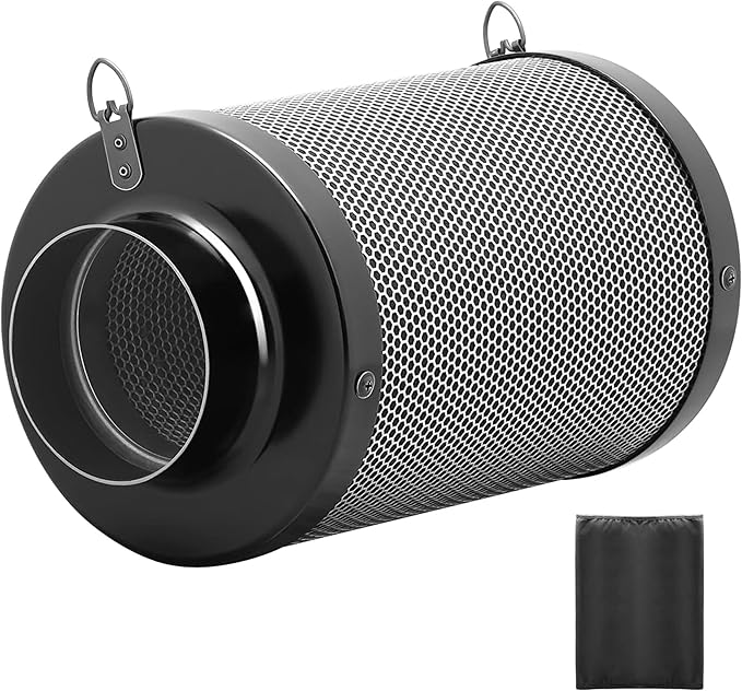 HealSmart 4 Inch Air Carbon Filter 4" Premium Australian Virgin Charcoal by HealSmart