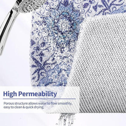 HOMBYS Square Shower Mat Non Slip 27x27 in, Shower Mat - Image 3