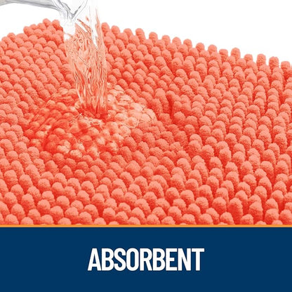 OLANLY Dog Door Mat for Muddy Paws 30x20, Paw Print Design, Absorbs Moisture - Image 3