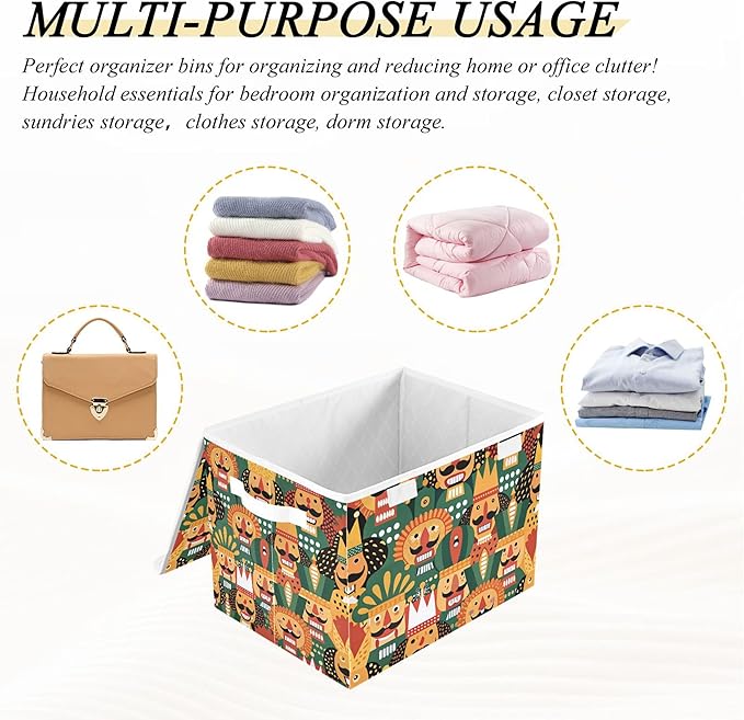 xigua Nutcracker Christmas Storage Bins - Image 7