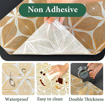 3D Drawer and Shelf Liner for Kitchen Cabinet: 12 in X 20 Ft Waterproof Shelf - Image 3