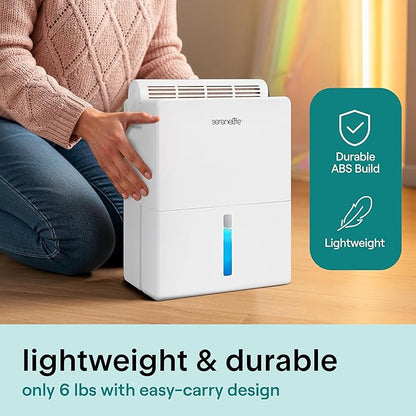 SereneLife 2-in-1 91 Oz Dehumidifier - Image 7