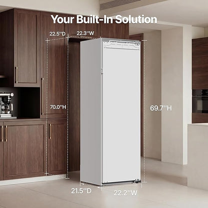 Ca'Lefort Panel Ready Refrigerator Dual Zone, Built-in panel-ready fridge - Image 2