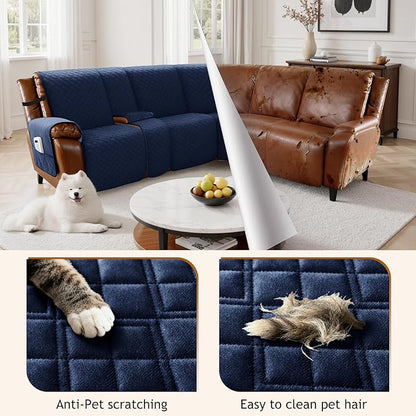 Arfntevss Recliner Sectional Couch Covers - Image 3