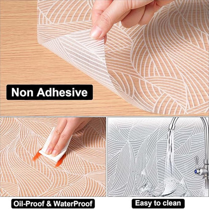 Cooyes Shelf Liners for Kitchen Cabinets, Refrigerator Liners Waterproof & - Image 7