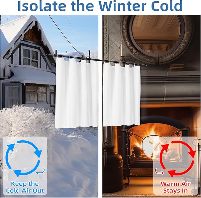 DriftAway Soundproof Thermal Insulated Quilted Curtain Liners - Image 5
