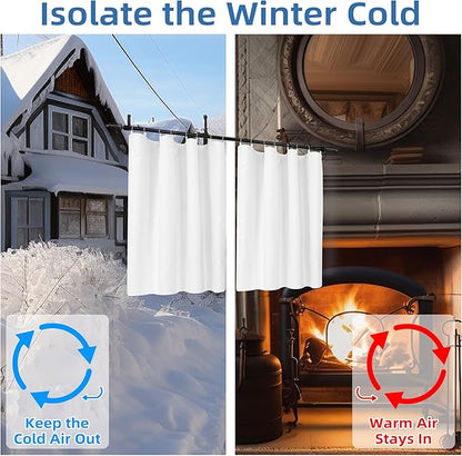 DriftAway Soundproof Thermal Insulated Quilted Curtain Liners - Image 5