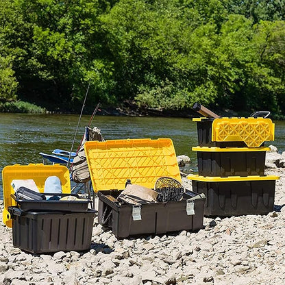 HOMZ 2-Pack Durabilt, Heavy Duty Plastic Storage Bins - Image 8