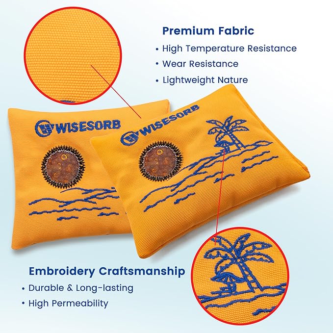 50g x 6 Packs Rechargeable Desiccant Packs, Moisture Absorber - Image 2
