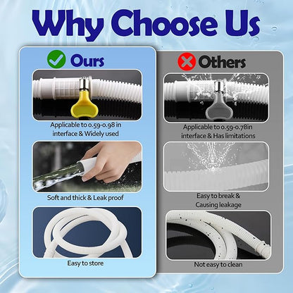Dehumidifier Drain Hose Kit – Universal PVC Corrugated Drain Hose - Image 6
