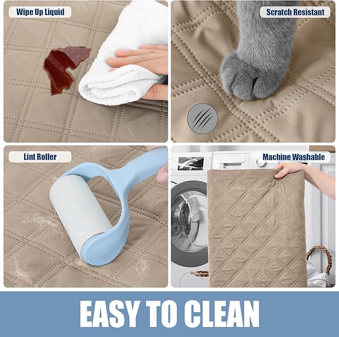 Smiry Waterproof Dog Bed Cover Pet Blanket, Soft Washable Dog Blanket - Image 5