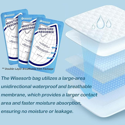 25 Gram 10 Packs Moisture Absorbers Packs, Leakproof Desiccant Dehumidifier Bags - Image 5