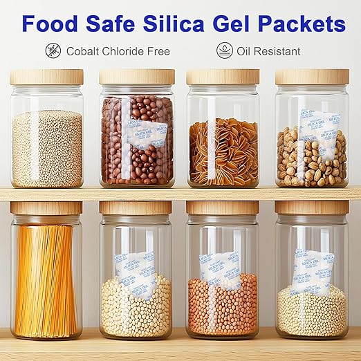 Desiccant Packs for Storage, 75 Packs 20 Gram Silica Gel Packets for Moisture - Image 3
