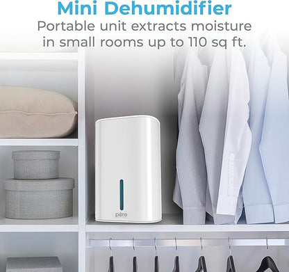 Pure Enrichment PureDry Mini Dehumidifier - 27oz Compact Water Tank Eliminates - Image 2