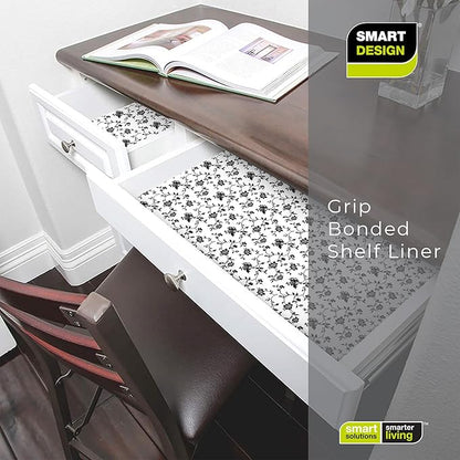 Smart Design Bonded Grip Shelf Liner – 18in x 5ft – Non-Adhesive Drawer Liner - Image 6
