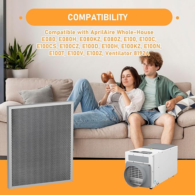 5881 Washable MERV 8 Dehumidifier Filter Replacement Compatible - Image 4