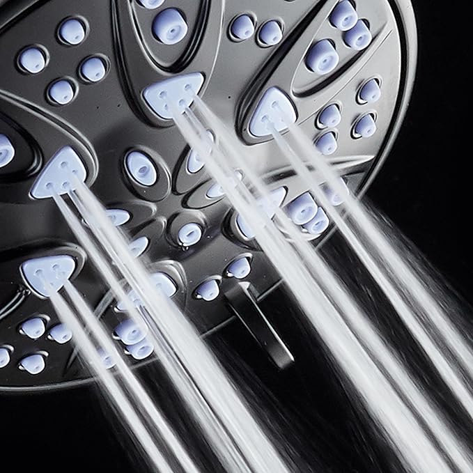 AquaDance Antimicrobial – Anti-Clog High-Pressure 6-Setting Shower Head - Image 5