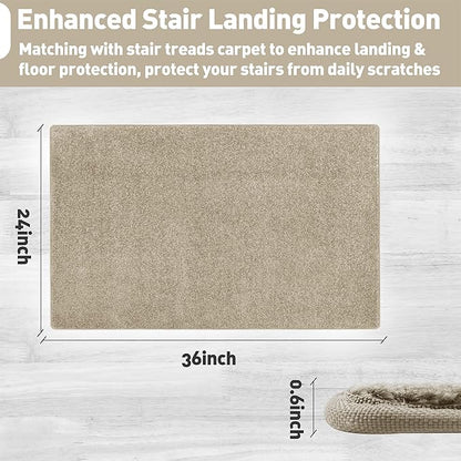 PURE ERA Carpet Stair Tread Landing Mat Tape Free Self Adhesive Non Slip Skid - Image 3