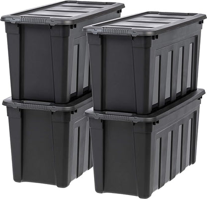 IRIS USA 31 Gallon Heavy Duty Storage Totes by IRISUSA