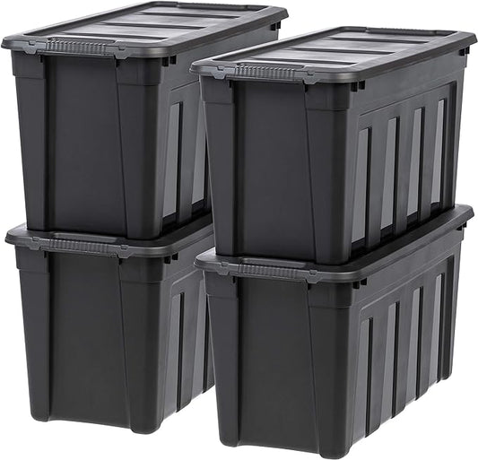 IRIS USA 31 Gallon Heavy Duty Storage Totes by IRISUSA