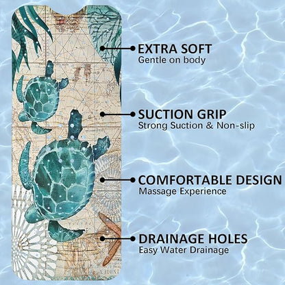 Sea Turtle Bathtub Mat Non Slip, Baby Bath Mat - Image 8