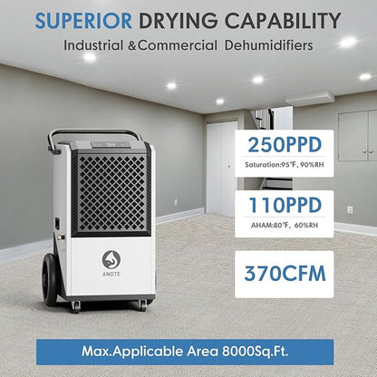 250 Pint Commercial Dehumidifier - Image 2