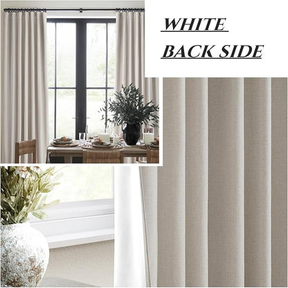 Short Length Blackout Curtains for Bedroom 63 Inch Length Pretty Custom Drapes - Image 6