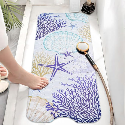Ocean Bathtub Mat Non Slip, Cute Baby Bath Mat - Image 3