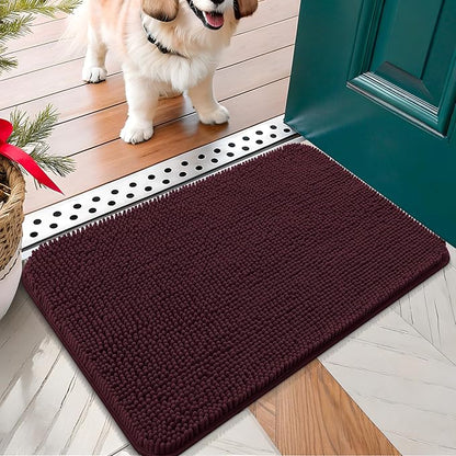 OLANLY Dog Door Mat for Muddy Paws 24x16, Absorbs Moisture and Dirt, Absorbent by OLANLY
