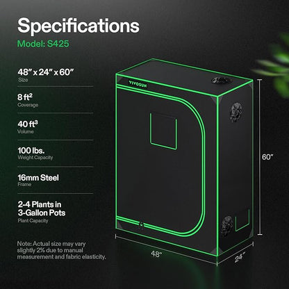 VIVOSUN S425 2x4 Grow Tent - Image 7