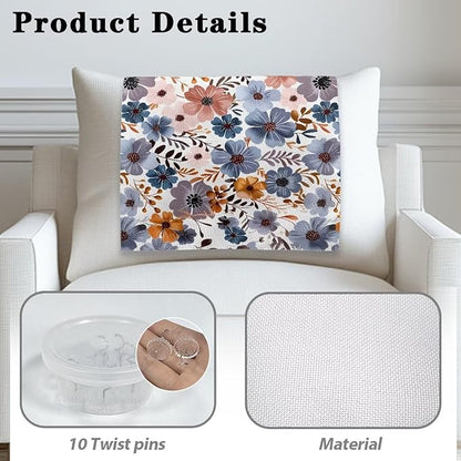 Flower Headrest Covers for Recliner Sofa Stain Resistant Couch Protector - Image 5