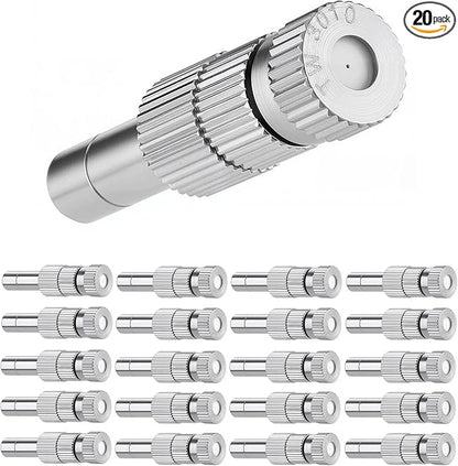 Mornajina 20 Pcs Brass Misting Nozzles Mister Replacement Nozzles by Mornajina