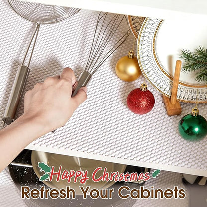Shelf Liner for Kitchen Cabinet, Drawer Liners Non Slip Non Adhesive Thick Mat - Image 3