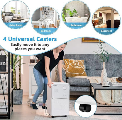 COSTWAY 2000 Sq. Ft Dehumidifier - Image 9