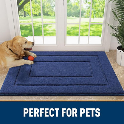 Smiry Dog Door Mat for Muddy Paws, Absorbs Moisture and Dirt, Low-Profile - Image 7