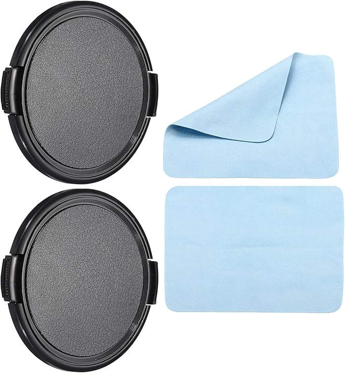 PATIKIL Camera Lens Cap, 2 Pack Sides Pinch Front Lens Cover by PATIKIL