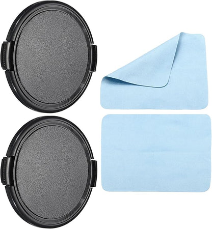 PATIKIL Camera Lens Cap, 2 Pack Sides Pinch Front Lens Cover by PATIKIL