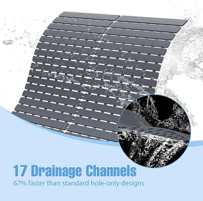 ​Shower Mat Non-Slip Bath Mat for Tub and Shower Stall, 200+ Suction Cups - Image 6