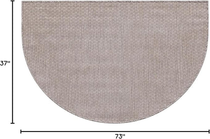 Unique Loom Outdoor Solid Collection Area Rug - Image 2