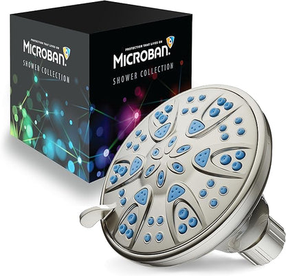 AquaDance Antimicrobial – Anti-Clog High-Pressure 6-Setting Head - Image 2