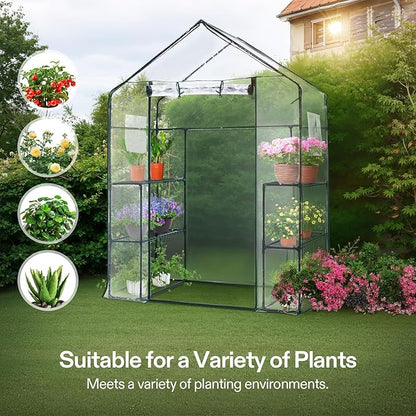 VIVOSUN Transparent 57 x 29 x 77-Inch Mini Walk-in Green House - Image 7