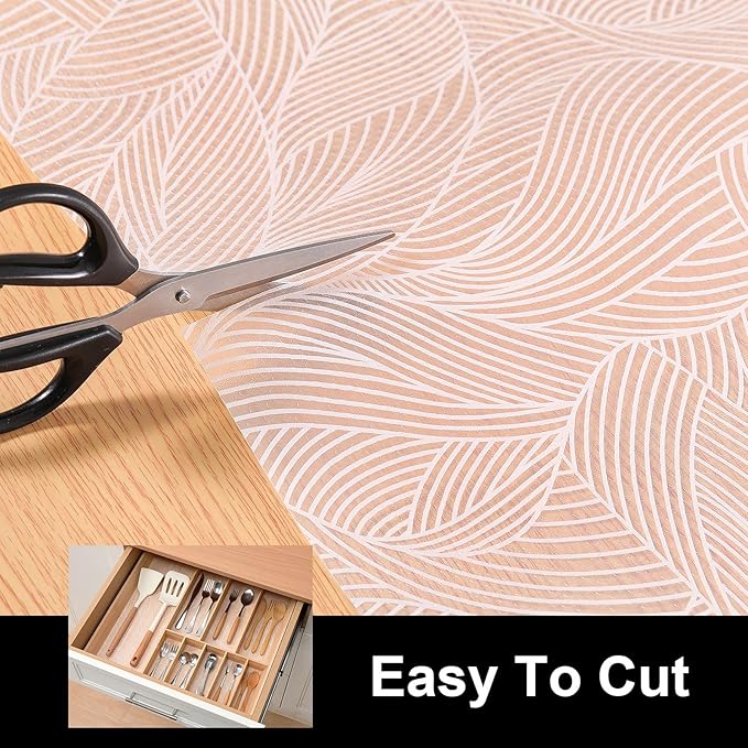 Cooyes Shelf Liner, Non-Adhesive Waterproof Drawer Liner, Durable Easy-to-Cut - Image 6