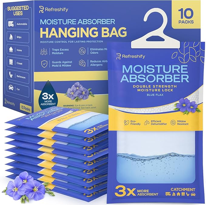 Moisture Absorbers and Humidity Absorber Bags by AllSettHealth