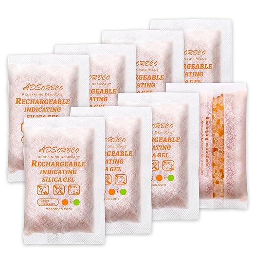 ADSorbco 50 Gram Silica Gel Packets – Desiccant Packs by SorbcoPackagingLLC