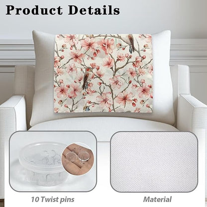 Slip Cover for Recliners Hummingbird Floral Print Anti-Slip Headrest Protector - Image 4