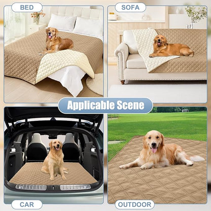 Smiry Waterproof Dog Bed Cover Pet Blanket, Soft Washable Dog Blanket - Image 7