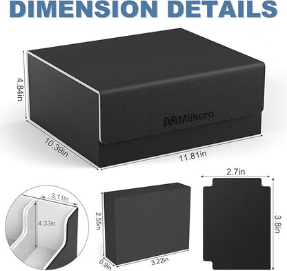 Mlikero Card Deck Case for Trading Cards 1800+, Trading Card Storage Box Fits - Image 5