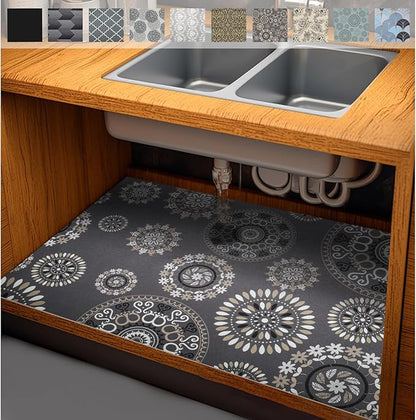 AiBOB Waterproof Under Sink Mat, Absorbent Quick Dry Sink Liners Protect by AiBOBGoodValueChairmatforFloorProtection